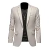 Men Business Casual Blazer Plus Size M-6xl твердых цветных пиджак Работа для работы одежда.