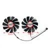 Pads 1set/2pcs 95MM 4PIN FDC10U12S9C RX 5700 XT GPU fan for XFX Radeon RX 5600XT RX 5700 5700XT graphics card cooling fan