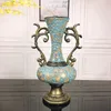 Wohnzimmer Luxusblume Vase Mariage Dekorativ Vintage Design Ehering Vase Form Silicon High Jarrones Home Decor OA50HP