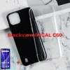 Soft Black TPU Case For Blackview Oscal C60 Transparent Phone Cover Tempered Glass For Blackview Oscal C60 C 60 Screen Protector