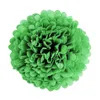 Party Decoration 1pcs Set 7.8inch Green Paper Pom Hanging Tissue Flowers Decorations For Birthday