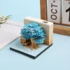 Omoshiroi Block 3D Memo Примечание милый Diy Diy Deight Horgined Gift Pipe Paper Bicky Note Acylic Flip Box