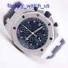 Gorący AP WIST WATM KORY OAK OFFSHORE 26238st Blue Plate Chronograph Mens Automatyczne maszyny Szwajcarskie Słynne zegarek luksusowe średnice 42 mm