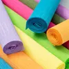 Colored Crepe Paper Handmade Material Craft Paper Decorative DIY Curling Paper Making Origami Fold Tape Home Arts Scrapbooking