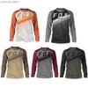 Les chemises à vélo sur les hommes en downhill jersey Mountain Motorcycle Bike Bat Racing Enduro Shirt Maillot Ciclismo Hombre Y240410