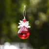 8PCS Crystal Suncatcher Ball Hanging Fengshui Pendant Angel Handmade Ornament Wedding Home Garden Decoration