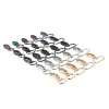 1 pcs gancio di metallo gancio girevole grilletto clip clip per cintura in pelle cinghia cinghia cinghia oro/argento/bronzo/gun-metal