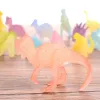 16pcs/set Mini Luminous Jurassic Noctilucent Dinosaur Toys Glow In The Dark Dinosaurs Baby Boys Gift for Children Novelty Model