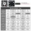 Охлаждение 5 шт. GDStime DC 12V 24V 60x60x20 мм вентилятор с двойным шариком.