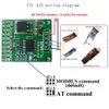 8CH Modbus Rtu AT Command RS232(TTL) PLC Module PC UART IO Control Switch Board For Relay Industrial Automation