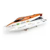 TFL 1138 Caudwell F1 Anti-Rollover Fiberglass RC Racing Boat Orange and Green voor kiezen