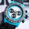 40X12.4 Cal.4801 Chronograph Movement TW 116508 Factory AAAAA Male Watch Watches Ceramic Watch Mens Superclone Carbonfiber DIW 741 montredeluxe montredeluxe