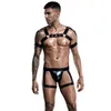 Mens sexy ondergoed nachtclub gay sexy militaire instructeur uniform verleiding cosplay volwassene voorraden 240401