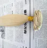 clipe de trama de cabelo da virgem humana brasileira Remy em extensões de cabelo não processadas de cor