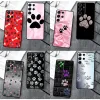 Cat Dog Paw Design Case voor Samsung Galaxy S23 S22 Ultra S9 S10 Opmerking 10 Plus Opmerking 20 S21 Ultra S20 Fe Telefoon Coque