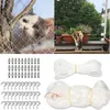 Porteurs de chats pour animaux de compagnie de la clôture de filet de protection contre la clôture de protection en nylon en nylon en maille transparente protectrice