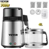 VEVOR 4L Pure Water Filter 304 Stainless Steel Home Water Bottle Drinking Distiller Machine Electric Dental Filtration Purifier 22284F