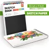 Sketchbooks Sketchbook 100 sheets 9x12 inch Blank Drawing Book Student tearable Art Sketchbook Drawing Book for Artists Notebook