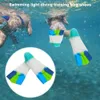 Accessori per immersioni Fine da allenamento per nuoto per bambini Silicone Fins di nuoto flessibile con strumento di addestramento del sacchetto di stoccaggio Y240410