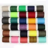 0.35-0.8mm Round Waxed Thread Polyester Cord Wax Coated Strings for Braided Bracelets DIY Accessories or Leather Craft Sewing