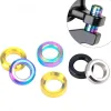 4st/set Mountain BMX Bike Bicycle Titanium Concave and Convex Washer Spacer för skivbromssloksgruppens monteringsbultar