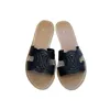 Lyxdesigner tofflor sandaler mulor utomhus flip flops mode sommar glid l kvinnan platt klack toffel strand casual reglage