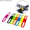 Silicone World World Bicycle Handlebar Strap in silicone Cinda Ciclaggio Porta del supporto Light Fisfing Elastico Torch Torch Torch Bandage Bandaggio