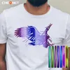 Window Stickers Chameleon Heat Transfer 25X20CM Iron On For T-Shirt Gradient Change HTV Luxury Color Sheet Cricut