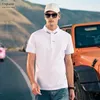 Men's Polos Yingjue Lunzhudi Cotton Short T-shirt Business And Leisure Half Sleeved POLO Breathable Collar Shirt For Men