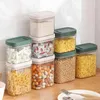 Opslagflessen keukenpotten kleine pantry containers graan doos bloem organizer stapelbare verzegelde voedselhouder huishoudelijke accessoires