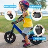 Benken Kids Kniescheine verstellbare Radsportschützer -Sicherheits -Sicherheits -Ellbogenpolster Handgelenk Kinder Roller Skating Protective Set