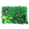 Decorative Flowers Artificial Plant Wall Reusable Grass Backdrop Panel Decor Privacy Hedge Screen Sun Protected For Outdoor Indoor