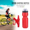 650ml Mountain Bicycle Cycling Water Drink Bottle+Holder Gage Sport Outdoor Sport Plástico Plástico Kettle Water Bottle Drinkware