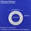 5~300pcs 1/4"-2" Food Grade Silicone Sealing Gasket Ring Aquarium Water Leak proof Shim Water Pump Connector Seal Washer