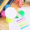 5 Farben kreative blumförmige Highlighters niedliche Highlight Marker Farbstifte Büroschule Lieferungen Japanisch Stationary