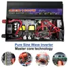 1000W 2000W 2600W Inverter de onda seno -seno pura 12V 24V Conversor de inversor de energia CC para CA 220V Inversores de inversores de tensão