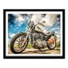 Pełny kwadratowy/okrągły wiertło 5D Diod Diamond „Motorcycle” 3D Hafdery Cross Stitch Decor Prezent A00548