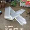 Stobag 100pcs 10 * 80cm Sacs d'emballage complexe Clear Sac à sac mince emballage auto-adhésif sac en plastique bijoux sac cadeau long sac OEM