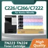 4pc/set cmy110g bk200g tn223 tn224 tn cartridge для konica minolta bizhub c226 256 266 7222 7226 Порошок тонера Соответствует