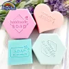 Creative Plants HANDMADE SOAP Series Soap Stamp For Soap Making Stamp DIY Handmade Crafts Transparent Resin Seal