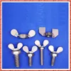 10 шт./Лот M5M6M8*L Pure Titanium Butterfly Vint GR2 Bolt Bolt Butterfly гайка титановый сплав сплав