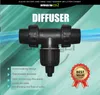 External CO2 Diffuser Atomizer 4 In 1 External Aquarium Check Valve Bubble Counter Replacement Ceramic Fish Tank Plant