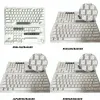 Аксессуары 127Keys xda Pbt Keycaps английский/русский/японский/корейский механическая клавишная клавиша для клавиш для клавиш для Apple MX