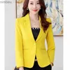 Ternos femininos Blazers 2022 Terno de outono Mulheres Blazer Conjunto de traje elegante colar de colarinho comprido casaco de veludo duplo macacão de tubo de peito duplo