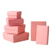 1Pc Pink Jewelry Boxes Storage Display Carrying Box for Necklaces Bracelets Earrings Square Handmade Jewellry Packaging Gift Box