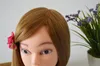 Style de style professionnel tête de mannequin épais Golden Hair Maniqui Wig Head For Bridal Hairdo Dolls Training Training Head Dummy 75cm