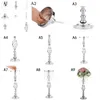 52 cm de haut de la bougie en cristal Cligeur Couadeau Candle Holder Candlestick Road Road Flowers for Wedding Table Party Decor