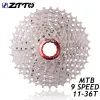 ZTTO 9 Hızlı MTB Dağ Bisikleti Kaseti 9speed 11-36T Bisiklet Freewheel Parçalar için Uyumlu M370 M430 M4000 M590 M3000