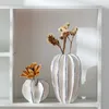 Vases Creative White Star Fruit en céramique salon Arrangement de décoration de vase Fleur maison petite table américaine fraîche