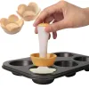 Dough mamper kit de cozinha de cozinha cupcake muffin tart conchas molde